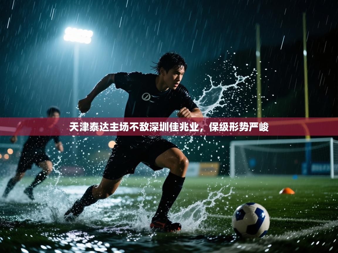 天津泰达主场不敌深圳佳兆业,保级形势严峻 第1张